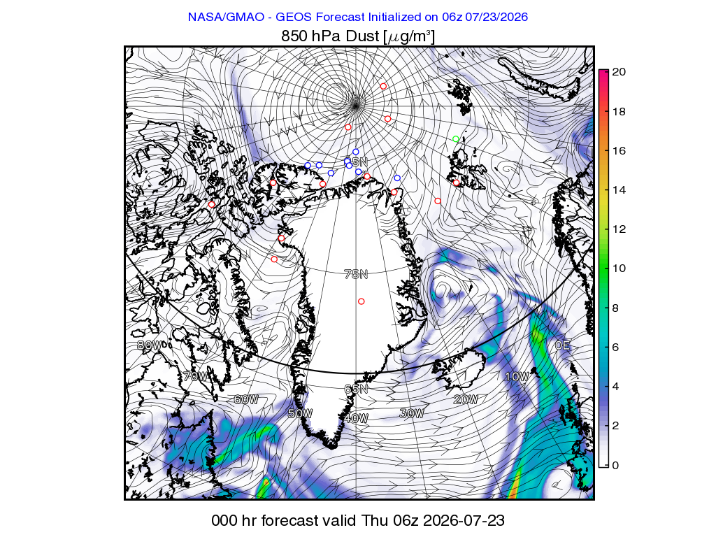 ARCSIX GMAO Mission Support 3D ChemWx