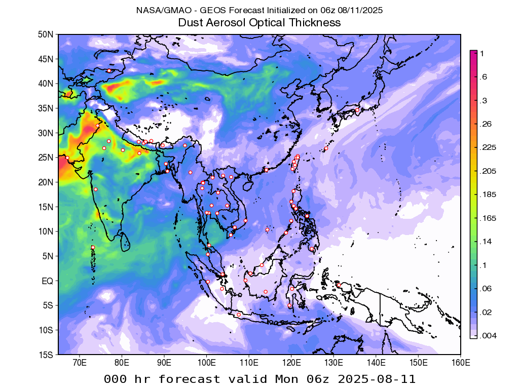CAMP2EX GMAO Mission Support 2D ChemWx