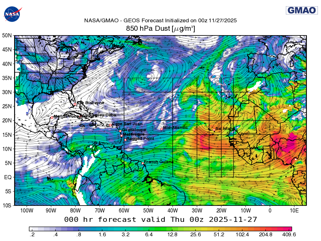 PRDUST GMAO Mission Support 3D ChemWx