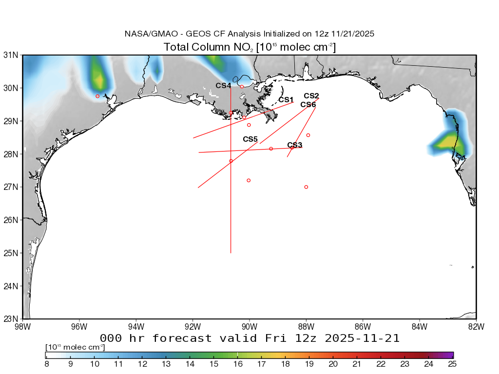 SCOAPE-II GMAO Mission Support WxMaps