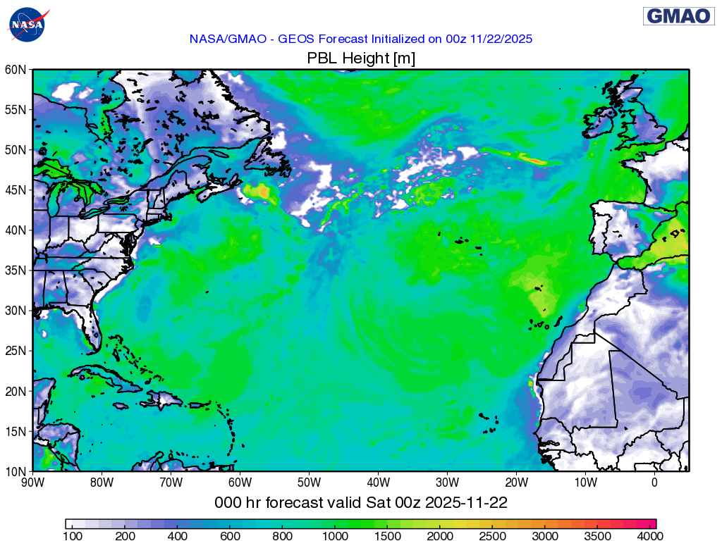 ACE-ENA GMAO Mission Support WxMaps
