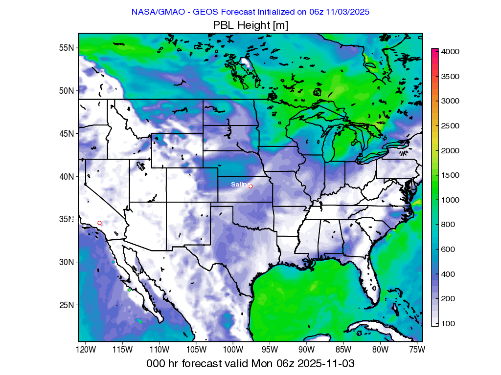 DCOTSS GMAO Mission Support WxMaps