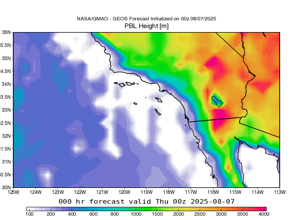 MBARS GMAO Mission Support WxMaps